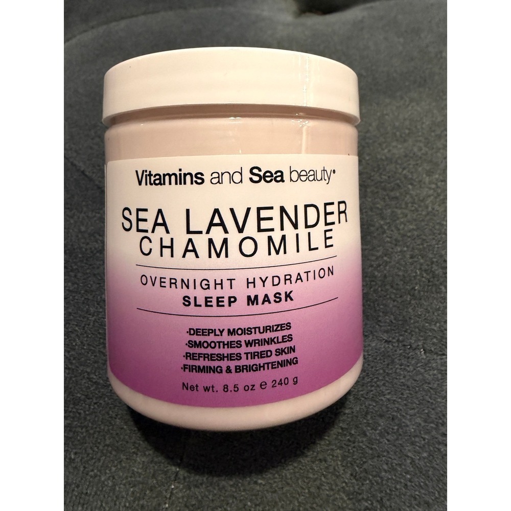 Vitamins and Sea Beauty Lavender Chamomile Overnight Hydration Sleep Mask 8.5oz